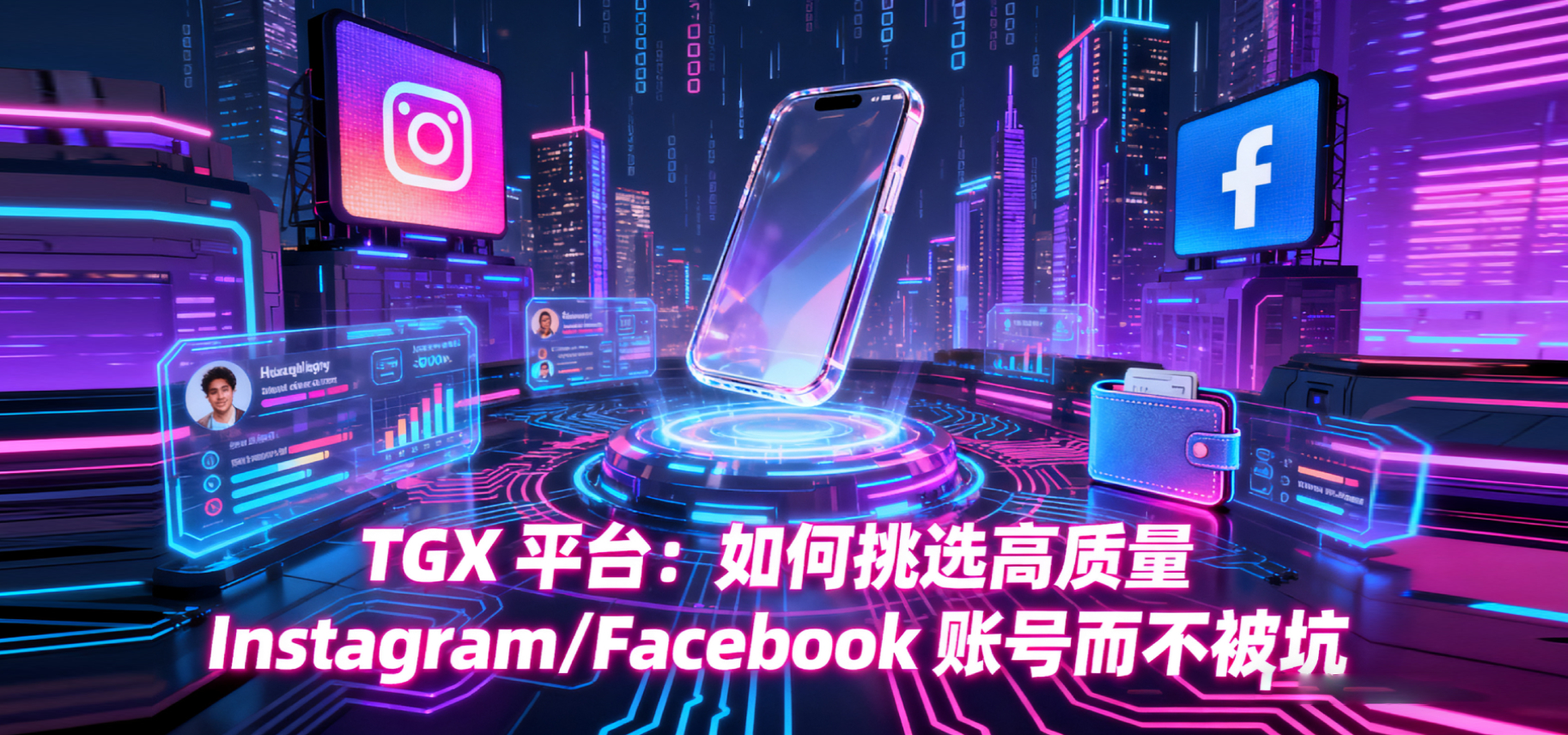 TGX 平台：如何挑选高质量 Instagram/Facebook 账号而不被坑