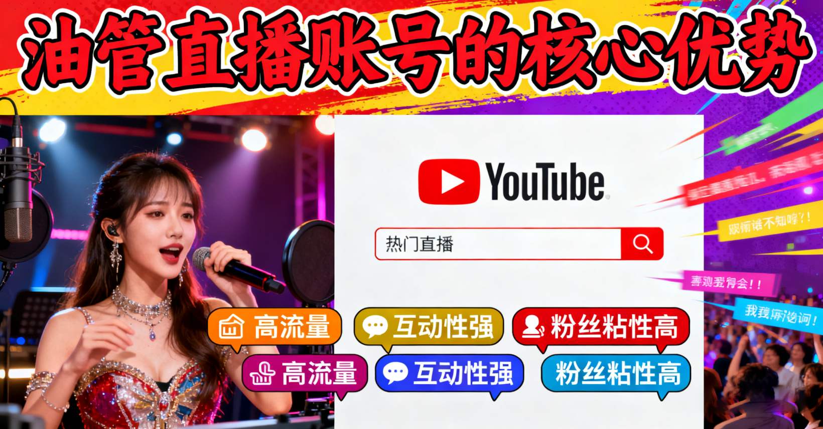 ⚡Youtube油管直播账号购买就播！TGX：速度最快、安全更有保障的最优解！