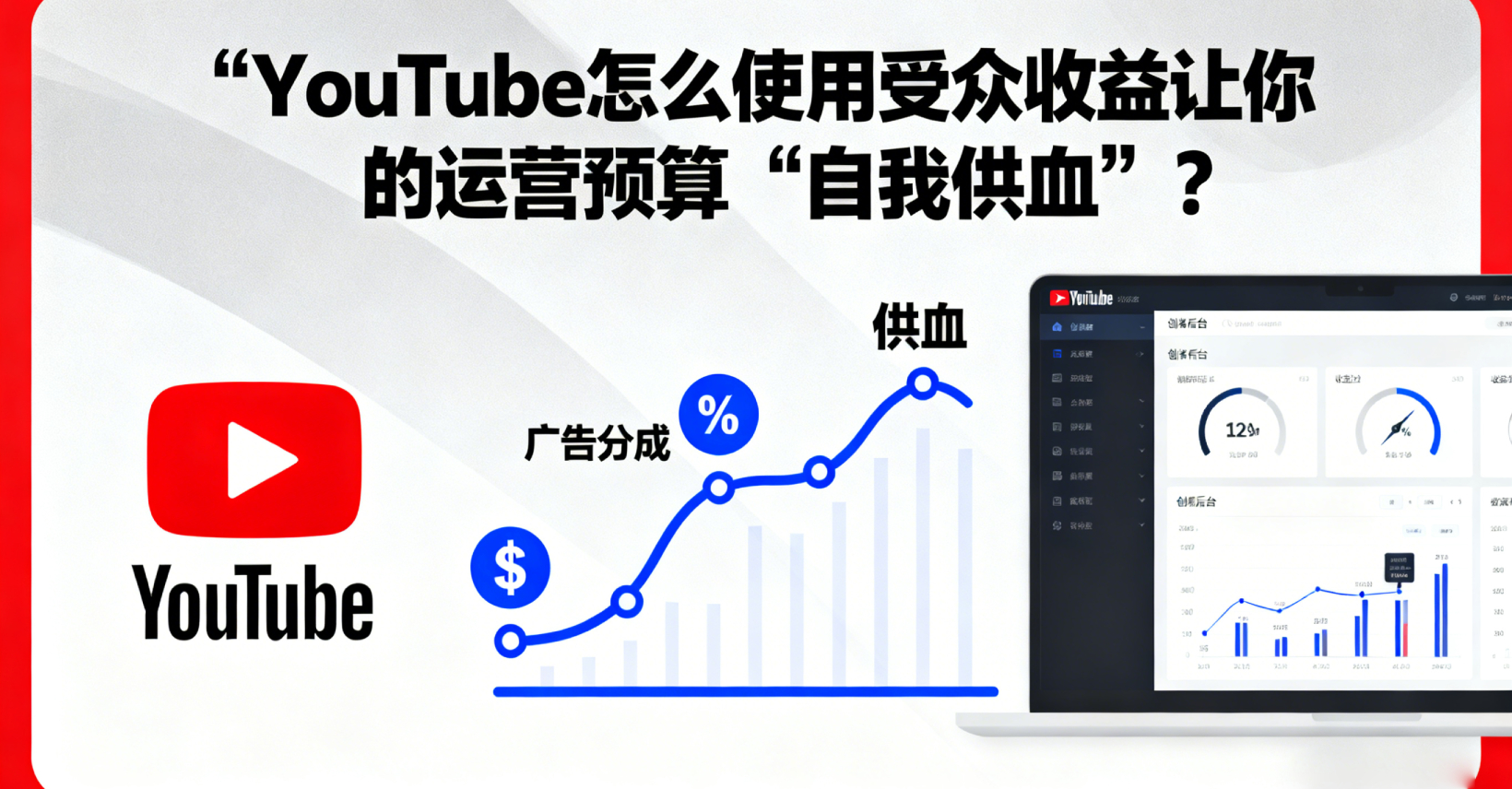 YouTube视频流量成本太高？为什么创作者收益能让你的运营预算“自我供血”？