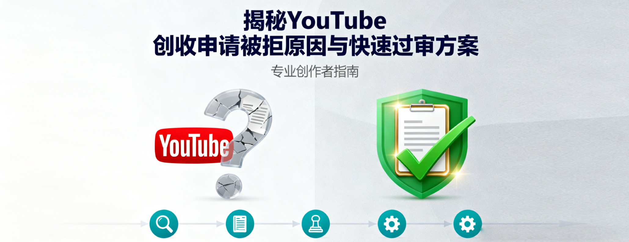 YouTube 创收申请总被拒？揭秘“重复内容”陷阱与快速过审方案